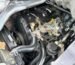 Engine compartment of a used Japanese truck